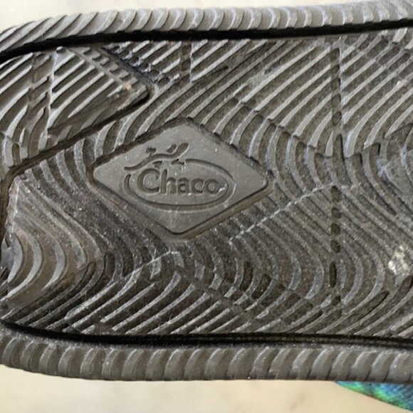 CHACO Chillos Flip Flop Dark Tie Dye Noir 8 M - Picture 11 of 16
